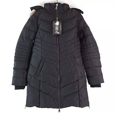 Buy Pajar Queens Chevron Quilted Fur Trim Puffer Jacket In Black - Women's Medium  • 149.97£