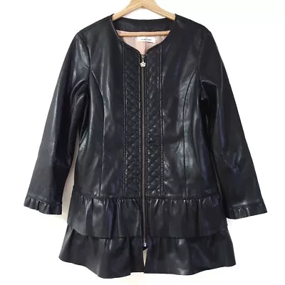 Buy Auth GALLERYVISCONTI - Black Fake Leather Women's Coat • 89.04£