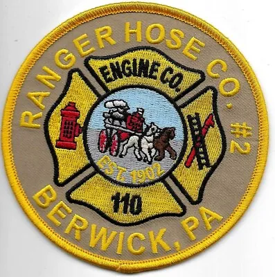 Buy Fire Department RANGER Pants #2 - BERWICK, Pennsylvania Fire Department Badge USA • 5.15£
