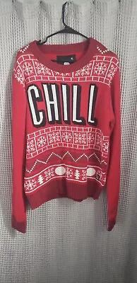 Buy Womens Christmas Sweater Chill Size Xl • 5.52£