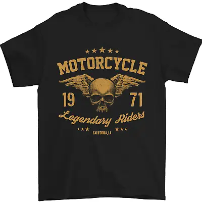 Buy Motorcycle Legendary Riders Biker Motorbike Mens T-Shirt 100% Cotton • 8.49£