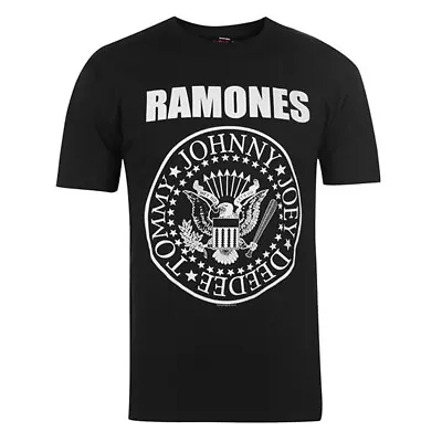 Buy Ramones T-Shirt Presidential Seal Band Official Black New • 14.95£