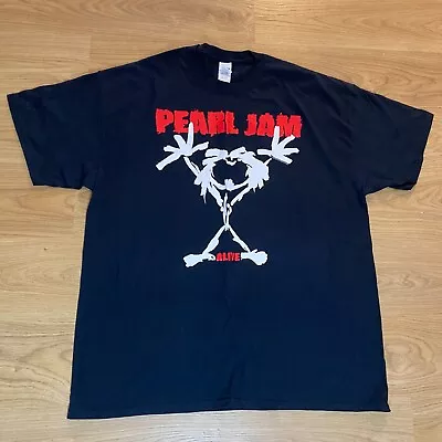 Buy Pearl Jam Gildan T-shirt Heavy Cotton Size XL Black • 27.99£