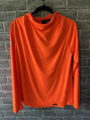 Buy Truewerk Shirt Women L Orange B1 Sun Hoodie Performance Stretch Work Long Sleeve • 37.88£