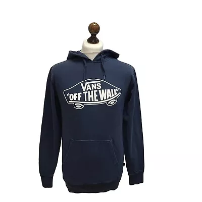 Buy Vans Sweatshirt Hoodie Blue Drawstring  Mens UK Small AA485 • 23.99£