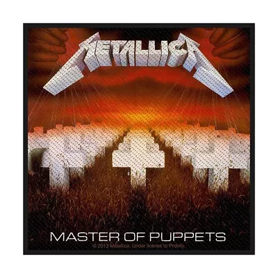 Buy Officially Licensed Metallica Master Of Puppets Sew On Patch- Music Patches M080 • 3.99£