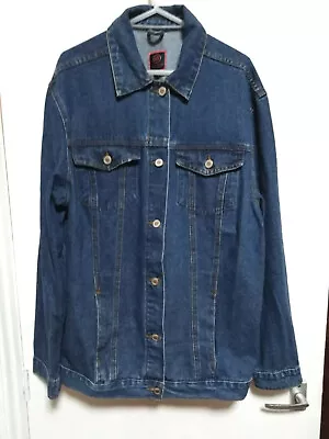 Buy Boom Boom Women's Jeans Distressed Denim Jacket Size L • 22.99£
