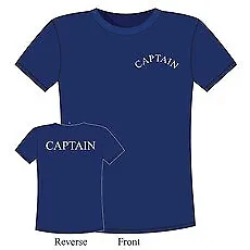 Buy Navy Captain Crew T-Shirt • 12.50£