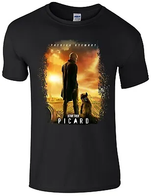 Buy Star Trek Novelty Drama Science Fiction T-Shirt St. Picard Movie Series Top • 6.99£