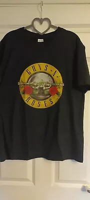 Buy Guns And Roses Rock Band , Awesome Two Pistols T Shirt, Large, New Without Tags • 9.99£