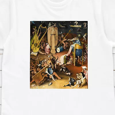 Buy Garden Of Earthly Delights T Shirt Bosch Art Horror Aesthetic Grunge Mens Womens • 14.99£