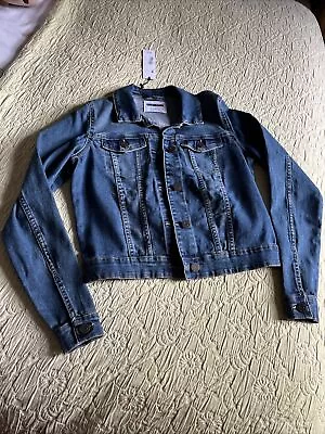 Buy Ladies Small Blue Denim Jacket, Bnwt • 8£