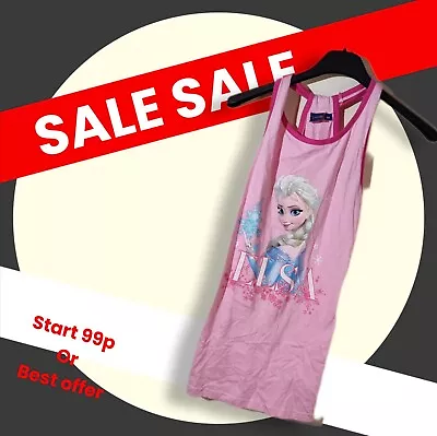 Buy Disney Frozen Elsa Girls T-Shirt Size 8 Yrs • 0.99£