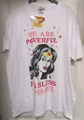 Buy Wonder Woman Pop Gear Womans T- Shirt - We Are Powerful Fearless Females • 9.99£