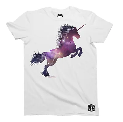 Buy Unicorn Galaxy T-Shirt  Eco Friendly Unisex Mens Ladies Trendy HIPSTER • 8.99£