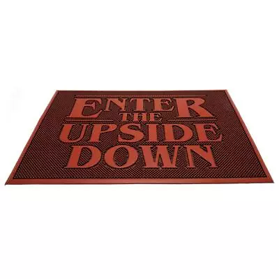 Buy Stranger Things Rubber Doormat Enter The Upside Down 60cm X 40cm Official Merch • 16.65£