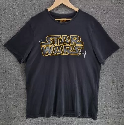 Buy Star Wars Men's 100% Cotton Large Black & Yellow Casual Graphic T-Shirt • 3.55£