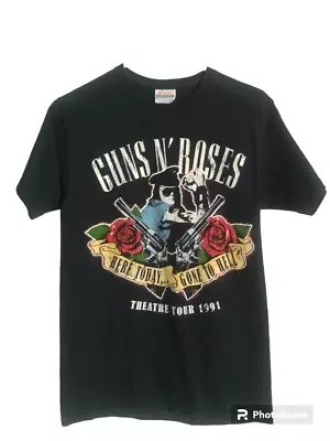 Buy Guns N Roses ‘Here Today…. Gone To Hell Theatre Tour 1991’ Reprint 2009 T Shirt  • 25.07£