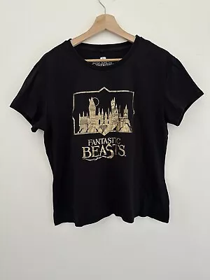 Buy Wizarding World T-Shirt Large Fantastic Beasts The Crimes Of Grindelwald Gold • 5£