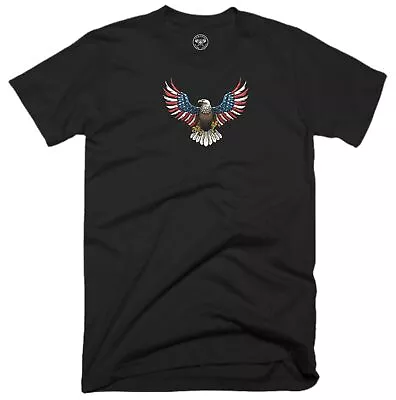 Buy American Eagle T Shirt Vikings Clothing Valhalla Pagan Norse Loki Thor Odin Top • 10.99£