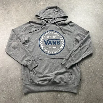 Buy Mens VANS Off The Wall Grey Graphic Hoodie Sweater Size M  • 24£