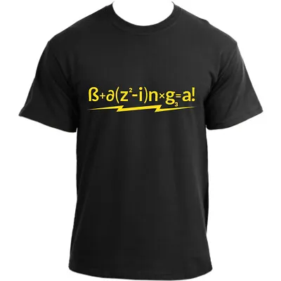 Buy Big Bang Theory Bazinga The Formula Sheldon Cooper T-Shirt For Man Tee • 14.99£