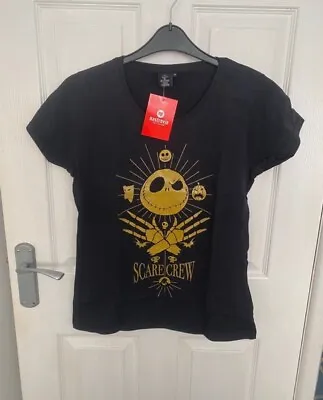 Buy Disney-Official The Nightmare Before Christmas Jack Skellington T-Shirt Size L • 16£