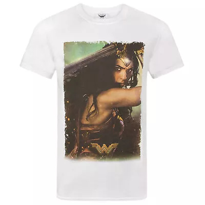 Buy DC Comics Wonder Woman Mens Poster T-Shirt NS4395 • 10.05£