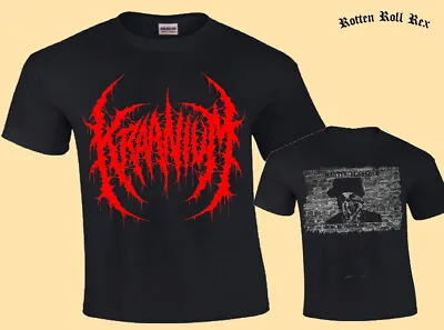 Buy KRAANIUM - Rest In Power - Red Logo T-Shirt  (Acranius, Guttural Secrete) • 12.94£