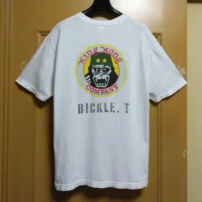 Buy Buzz Rickson's KING KONG COMPANY T-Shirt White Cotton Size L Used From Japan • 100£