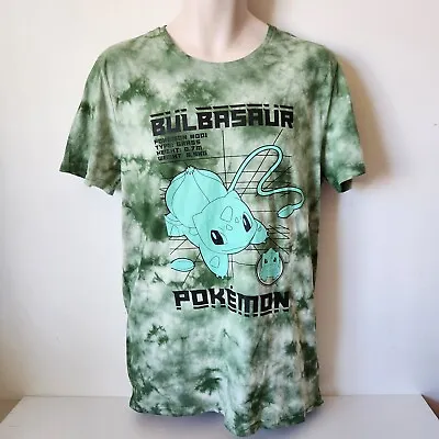 Buy Pokemon Bulbasaur T-Shirt Men's Large Free Postage • 18.96£