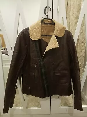 Buy NEW Brown Faux Leather Jacket Men - UK BASED • 30£