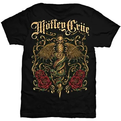 Buy Motley Crue Dr. Feelgood Dagger T-Shirt OFFICIAL • 16.29£