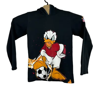 Buy DISNEY FC BAYERN Hoodie Kids Boys MEDIUM Sweatshirt Donald Duck Football Logo • 13.99£