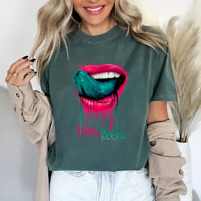 Buy Falling In Reverse Womens Official Merchandise Lips T-shirt • 20.36£