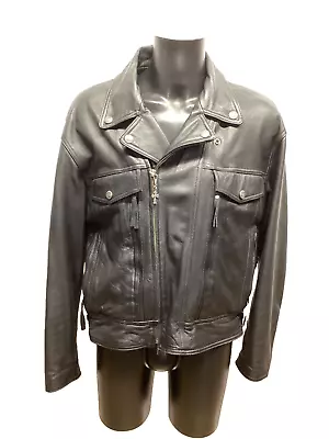 Buy HARLEY DAVIDSON Men's XL Black Leather Jacket • 55£