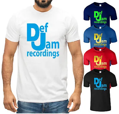 Buy Def Jam Recordings T Shirt Rap 80s Beastie Boys DMX DJ Music Festival Mens Tee • 7.99£