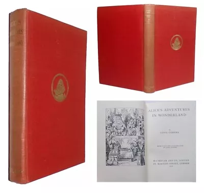 Buy 1938 ALICE'S ADVENTURES IN WONDERLAND By Lewis Carroll ILLUSTRATED John Tenniel • 25£