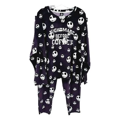 Buy Disney The Nightmare Before Christmas Pajamas PJs Set 2X Purple Jack Skellington • 24.89£