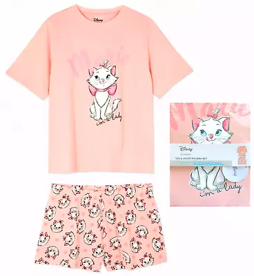 Buy Ladies DISNEY ARISTOCATS Pyjamas 6 - 24 Summer T-Shirt Shorts Nightwear Primark • 17.99£