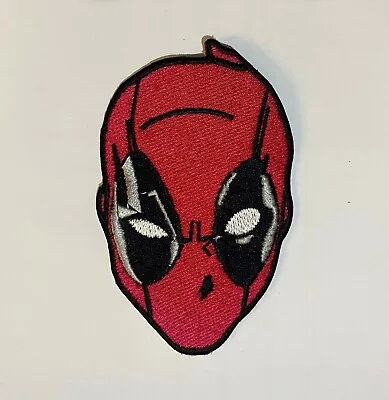 Buy DEADPOOL FACE Embroidered Logo Patch Badge Iron On / Sew On Fancy Dress Pride • 2.60£