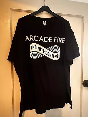 Buy Arcade Fire Infinite Content 2018 U.K. Tour Tshirt XL • 13.99£