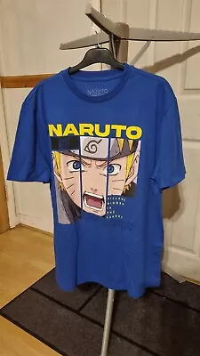 Buy Naruto Blue Printed T Shirt NEW WITH TAGS • 24.30£