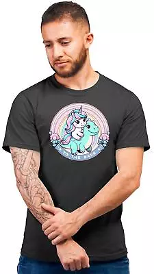 Buy Cute Rave Party Unicorn Dino T-Shirt  Mens Top • 10£