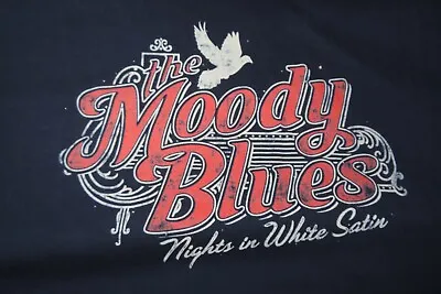 Buy THE MOODY BLUES  Nights In White Satin  Concert Tour (XL) T-Shirt • 42.68£