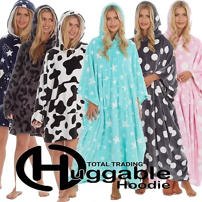 Buy Hoodie Blanket Oversized Ultra Plush Fleece Big  Hooded Sweatshirt  TV NEW LONG • 17.99£