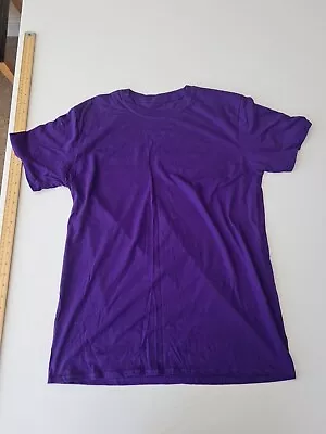 Buy Mens Tshirt Unbranded Size Check Pics (2XL) Short Sleeve Purple 28190 • 10.99£