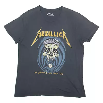 Buy METALLICA Mens Band T-Shirt Grey XL • 14.99£