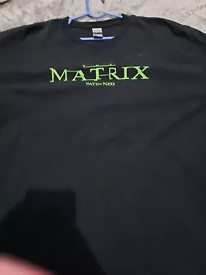 Buy The Matrix Path Of Neo Vintage Game Promotion Tshirt Mens Large • 40£