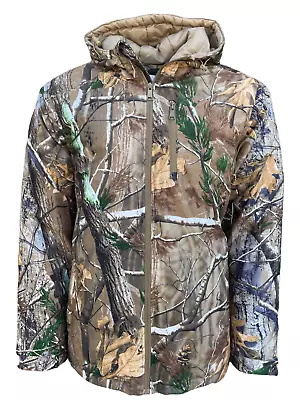 Buy Mens Camouflage Padded Jacket Hiking Fishing Hooded Outdoor Army Jungle • 22.46£